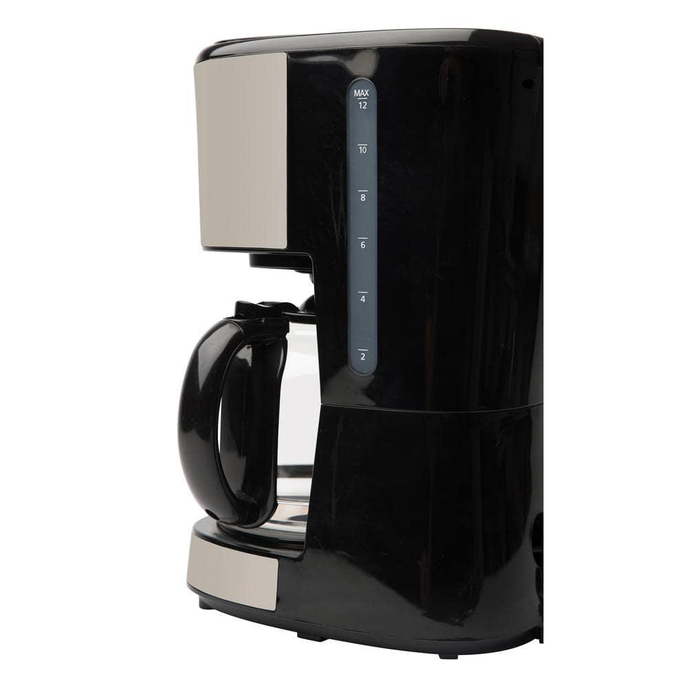 HADEN Putty Beige Programmable Drip Coffee Maker