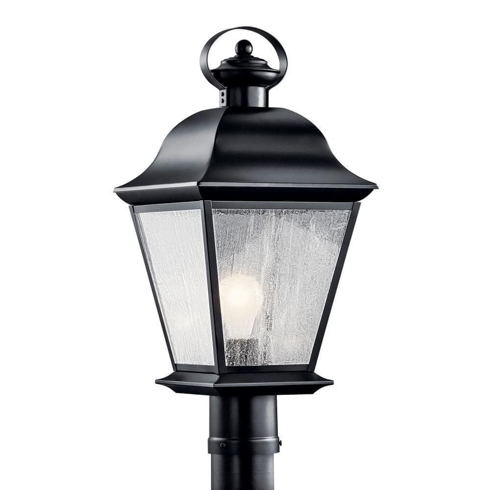 Kichler Lighting Mount Vernon 1 - Light Post Light in  Black