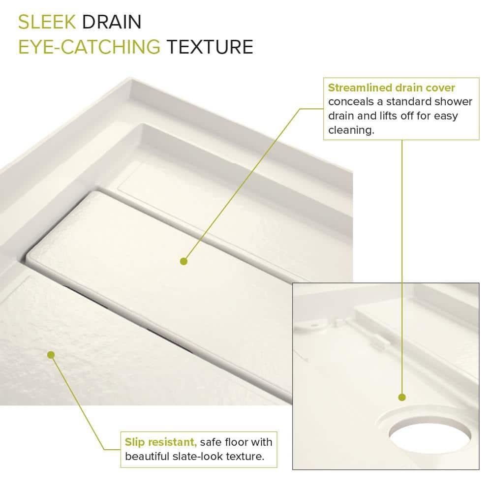 60'' W 32'' D Rectangular Single Shower Base