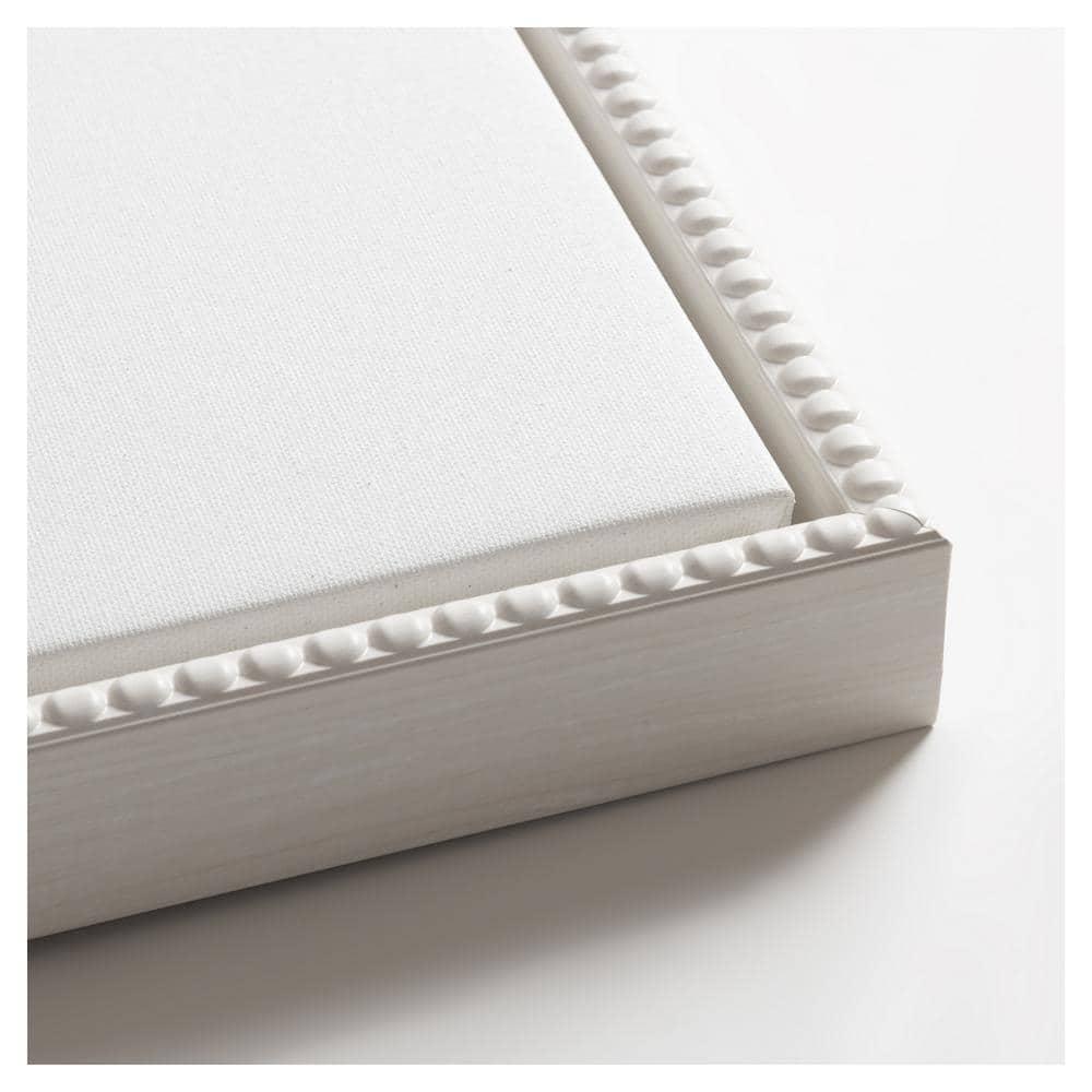 Amanti Art Oceanview Bath II by Elizabeth Medley Canvas Wall Art Print Framed 22 x 22-in.