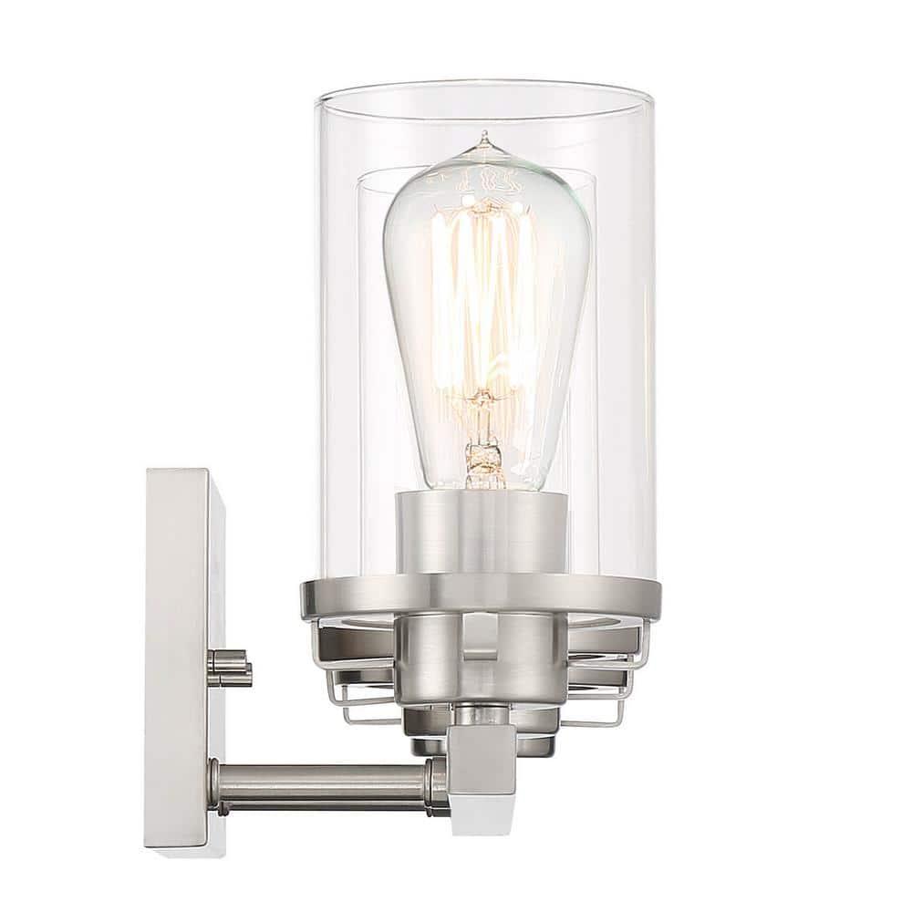 93303-BN-Designers Fountain-Jedrek - 3 Light Bath Vanity In Industrial Style-8.25 Inches Tall and 24 Inches Wide