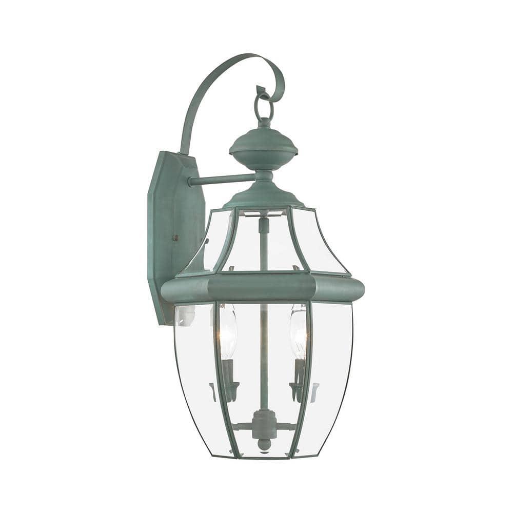 Livex Lighting Monterey 2 - Light Wall Light in  Verdigris