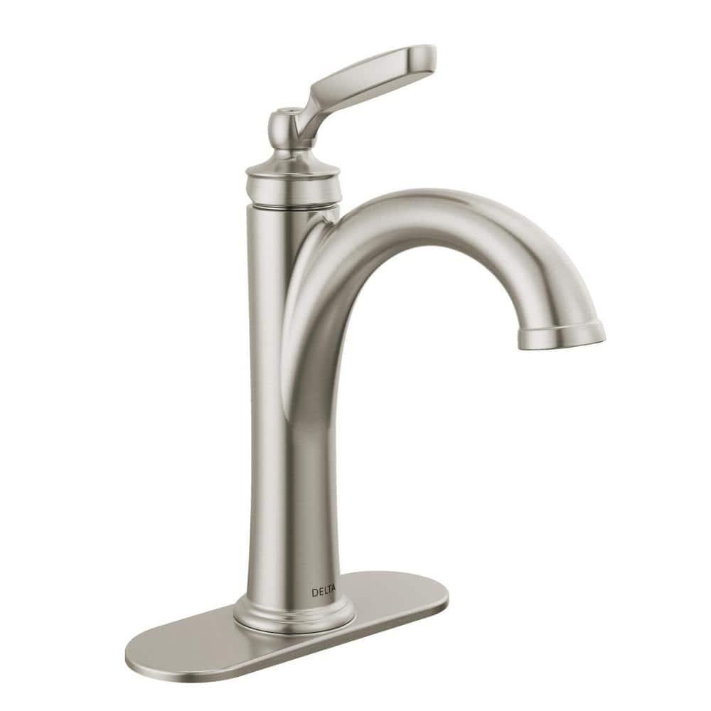 Woodhurst Single Hole Bathroom Faucet with Drain Assembly