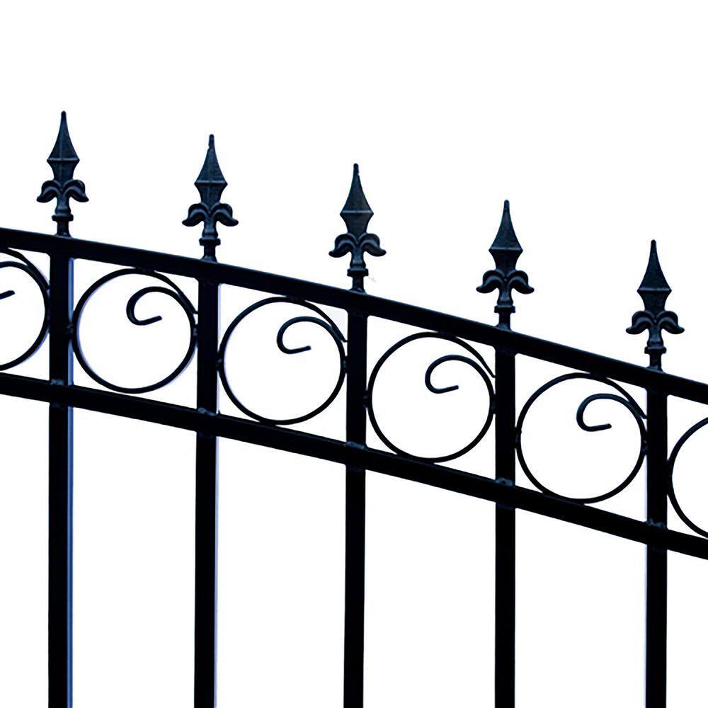 ALEKO Steel Dual Swing Driveway Gate - LONDON Style