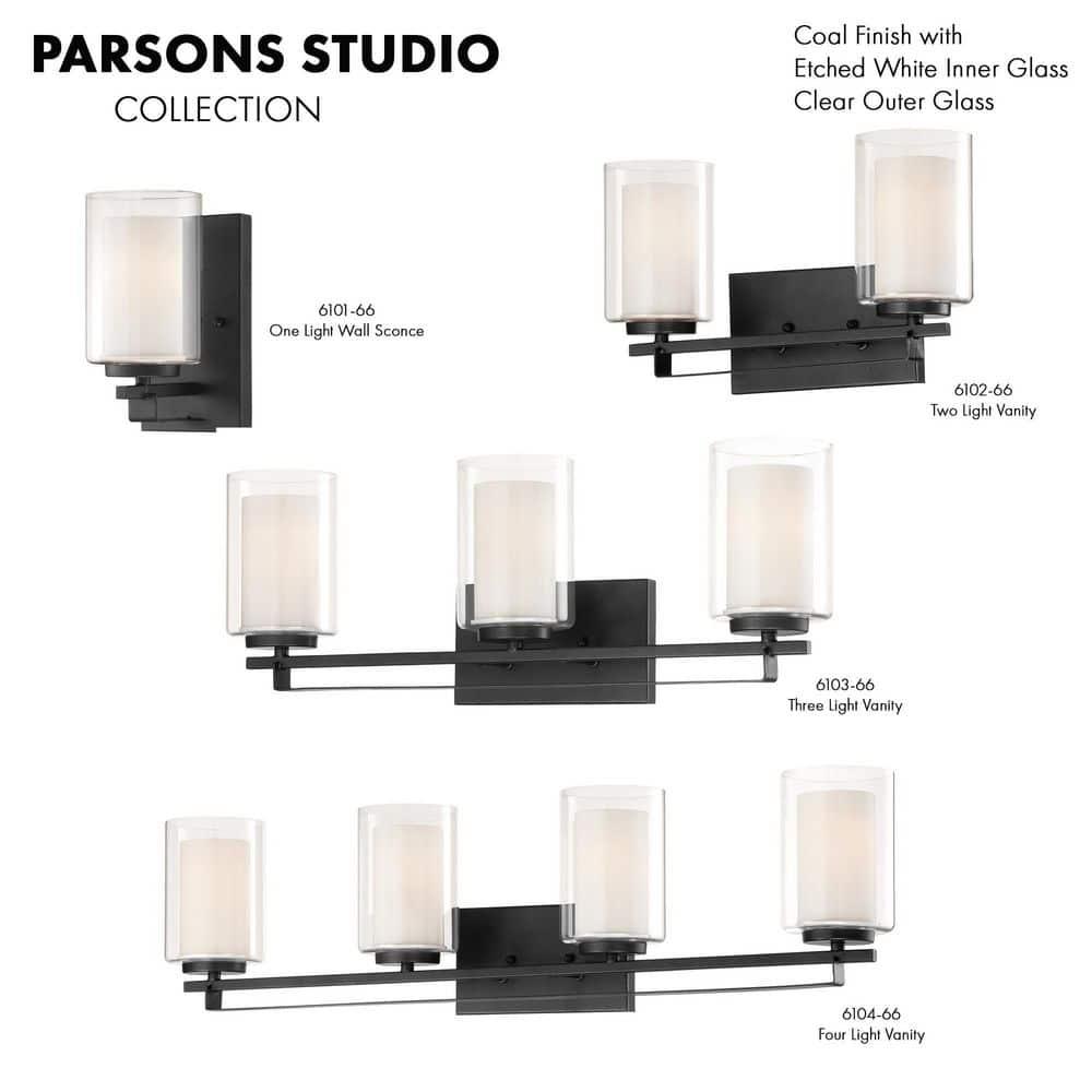 Minka Lavery - Parsons Studio - 3 Light Bath Bar in Transitional Style - 8.75