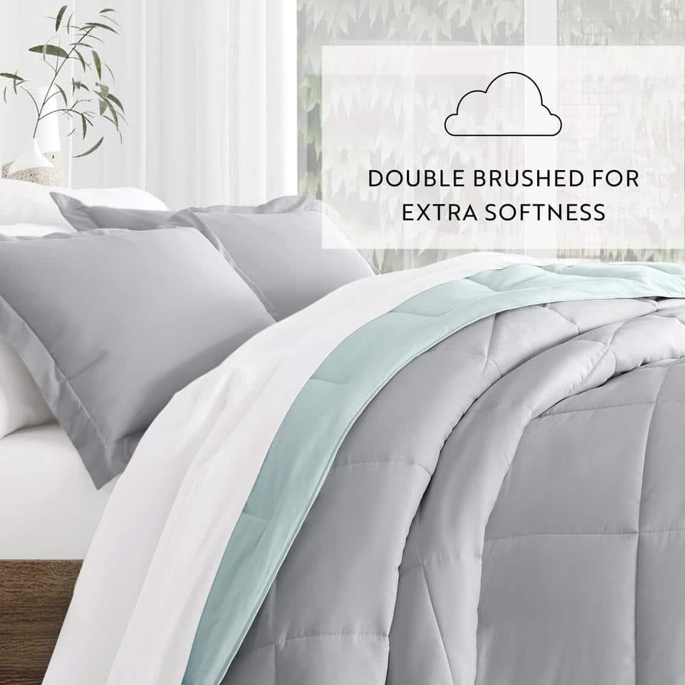 Becky Cameron Reversible Down-Alternative Comforter Bedding Set