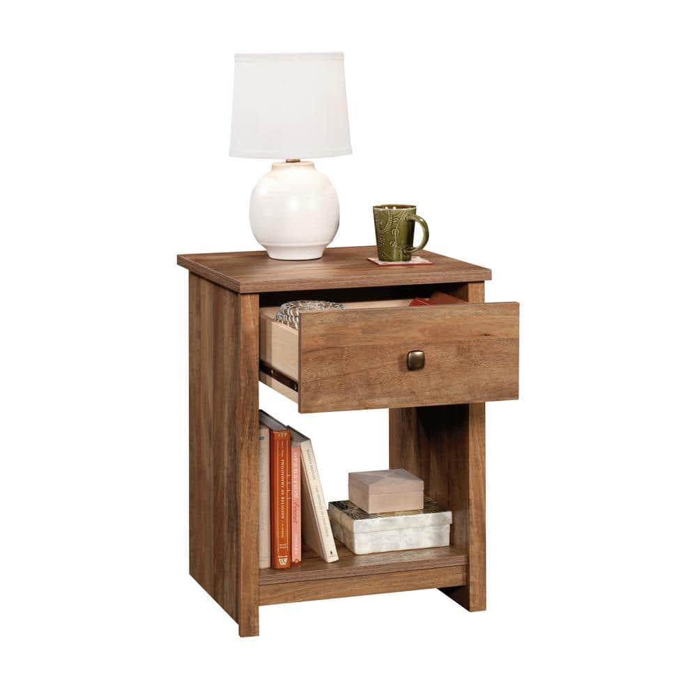 Harlow Wood Storage Nightstand