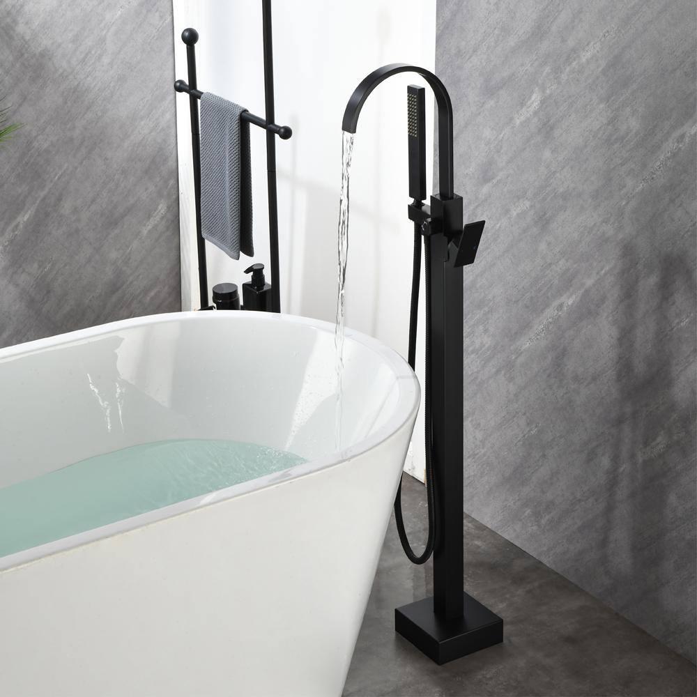 Floor Tub Filler with Diverter