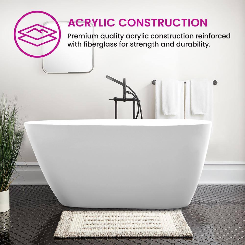 Freestanding Soaking Acrylic Bathtub