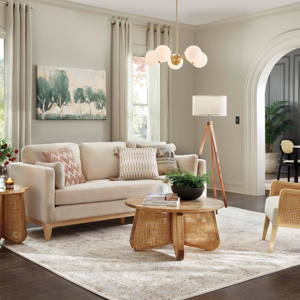 Loloi Teagan Ivory / Sand 7'-11" x 10'-6" Area Rug