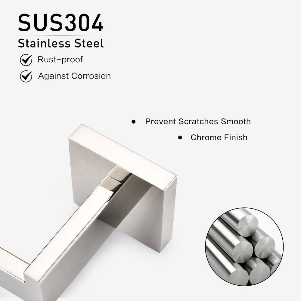 5 - Piece Bathroom Hardware Accessories Set Wall Mounted