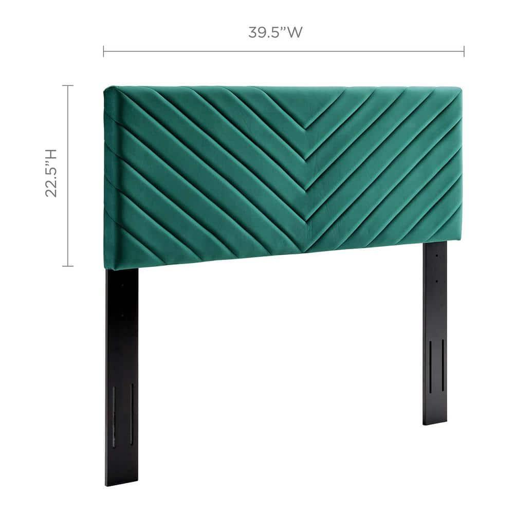 Alyson Angular Channel Tufted Performance Velvet Headboard