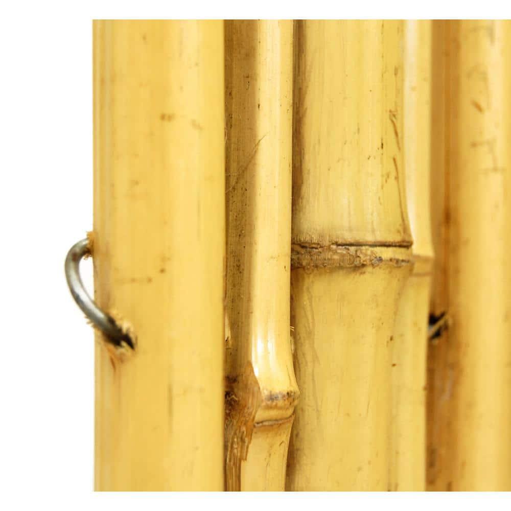 Natural Bamboo Fencing Decorative No Dig Fence Panels 3/4" D