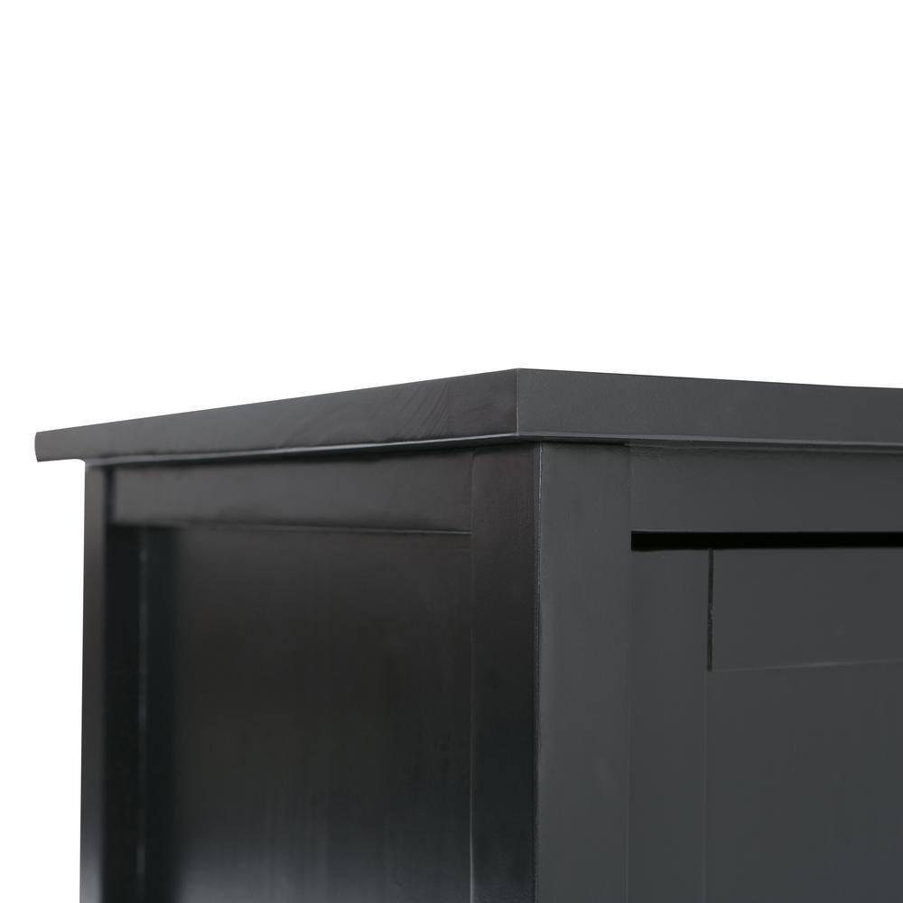 Simpli Home Warm Shaker 47"W Solid Wood TV Stand for TVs up to 55" with 2 Storage Cabinets and 2 Drawers