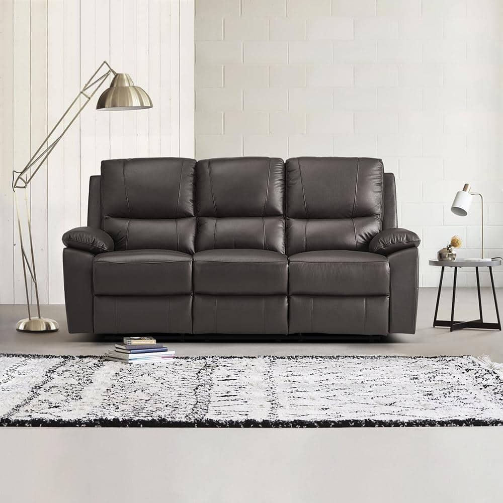 Lexicon Dawson Double Reclining Sofa in Brown