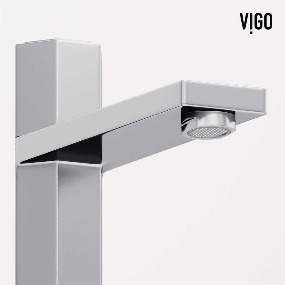 Nova 10" H Single Handle Vessel Sink Bathroom Faucet