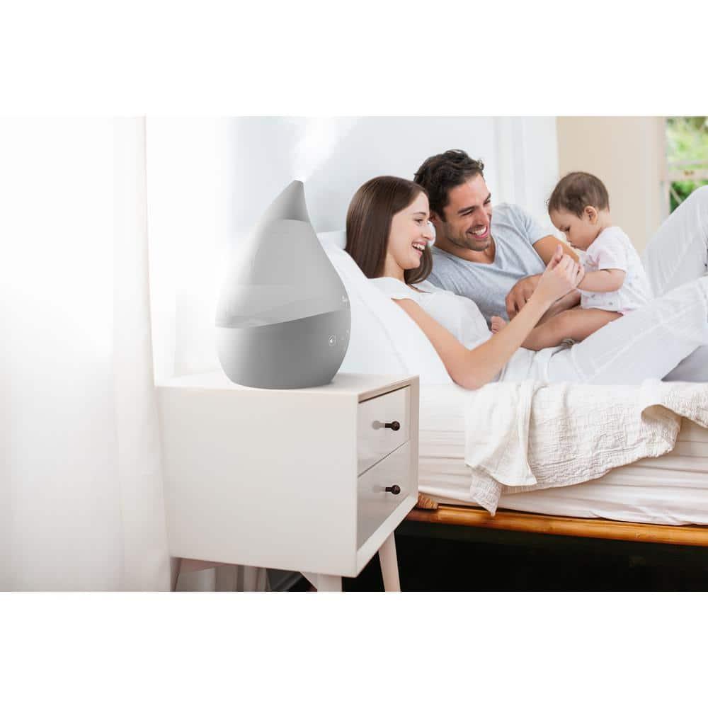 Crane USA Drop 2.0 , 4-in-1 Cool-Mist Humidifier with Aroma Tray & Sound Machine