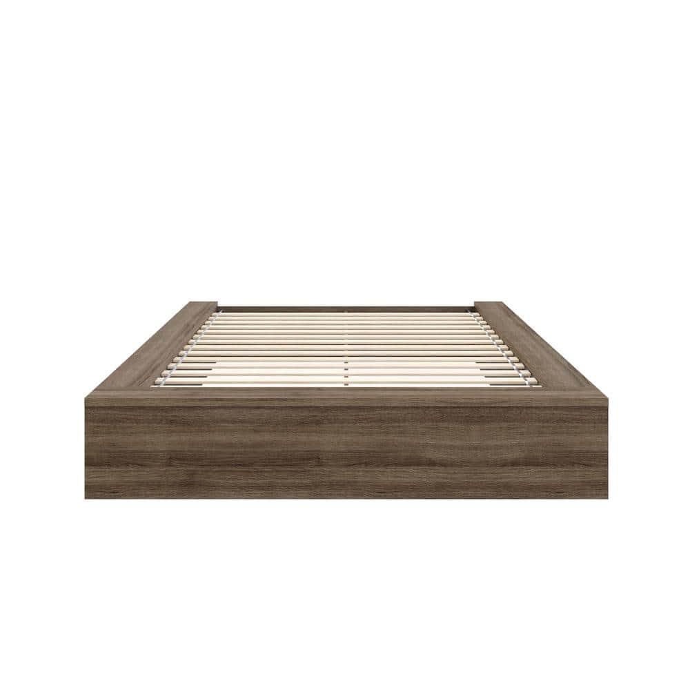 Nexera Full James Platform Bed Gray