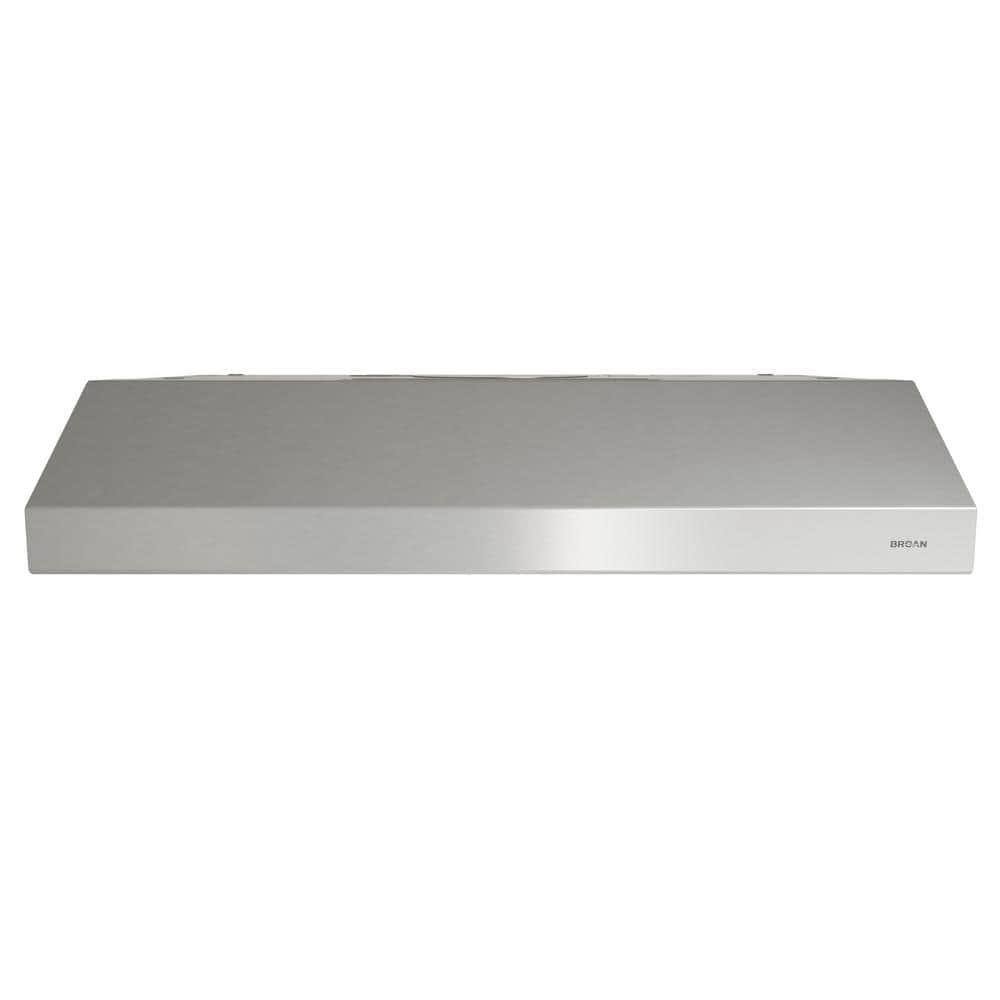 Broan NuTone 30" Stainless Steel 300 CFM Convertible Under Cabinet Range Hood with Mesh Filter