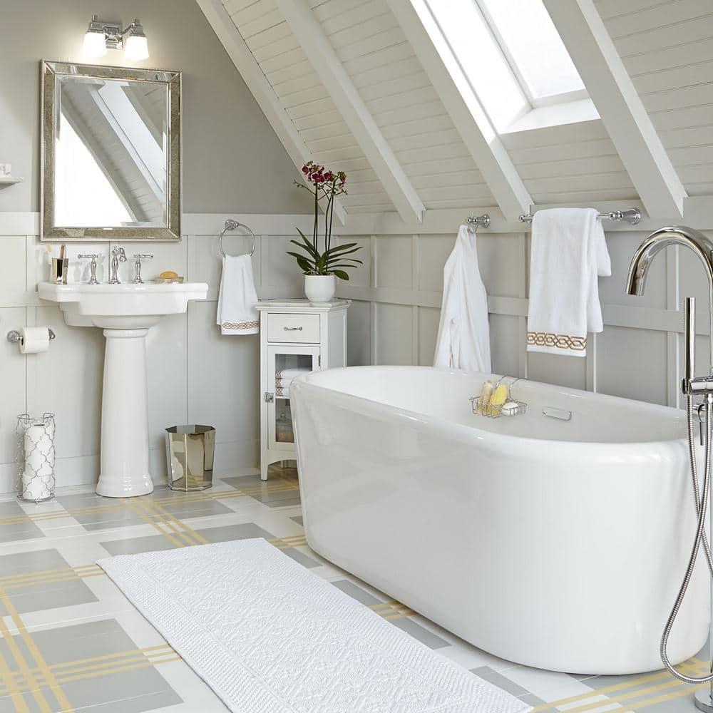 1 Handle Floor Tub Filler with Diverter