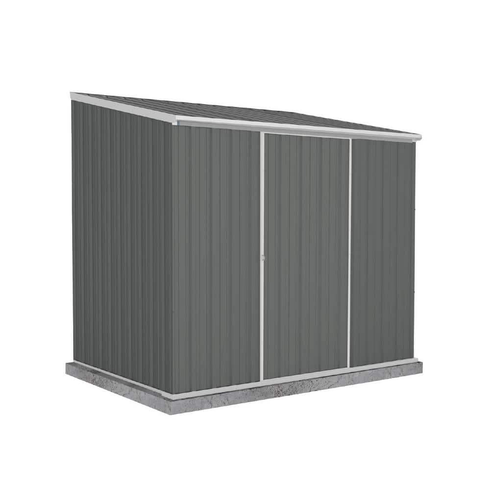 Absco Absco EZI Slider 5 ft. W x 7 ft. D Galvanized Steel Storage Shed