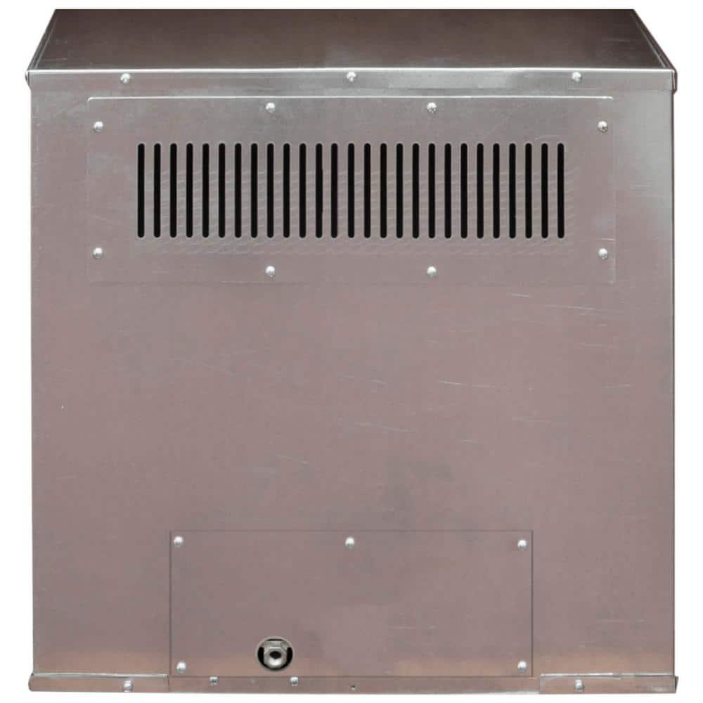 Pleasant Hearth 36 in. Natural Gas Compact Freestanding Tobacco Vent Free Fireplace 20,000 BTU