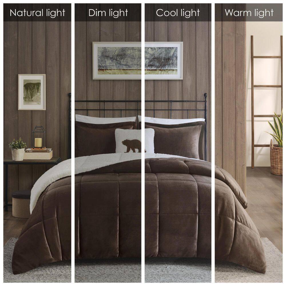 Woolrich Woolrich Alton Plush to Sherpa Down Alternative Comforter Set