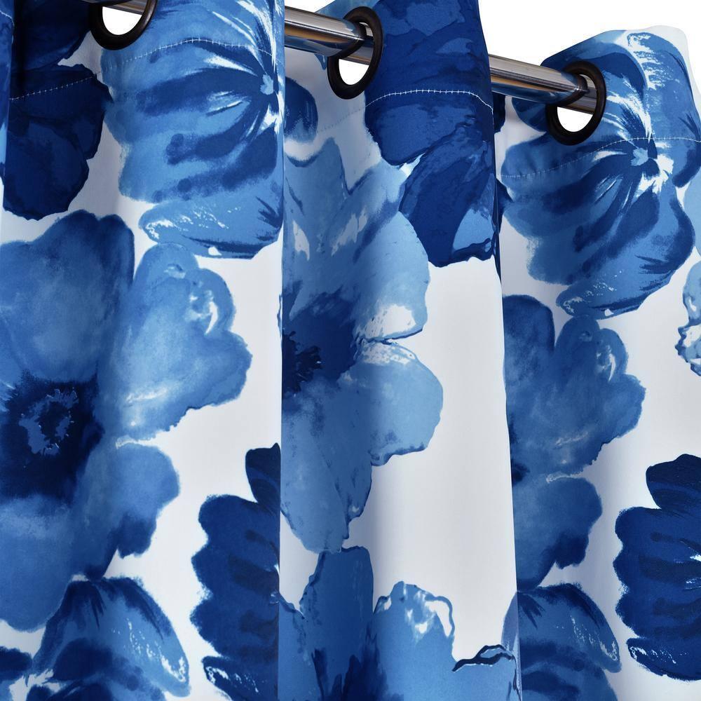 Lush Decor Leah Polyester Room Darkening Curtain Pair (Set of 2)