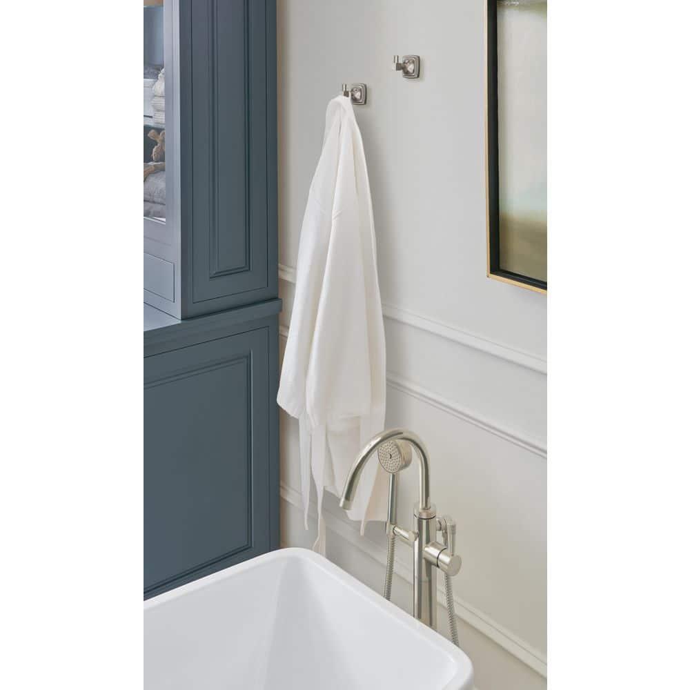 Amerock Stature Brushed Nickel Single Prong Robe Hook