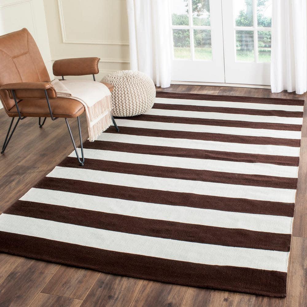 Montauk MTK712 Hand Woven Indoor Accent Rug - Chocolate/Ivory - 3'x5' - Safavieh