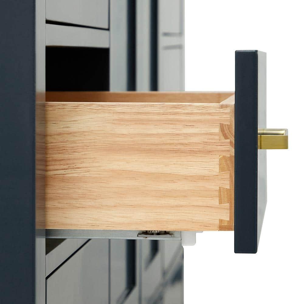 Ariel A067s-Bc Cambridge 66" Single Free Standing Vanity Cabinet Only - Blue