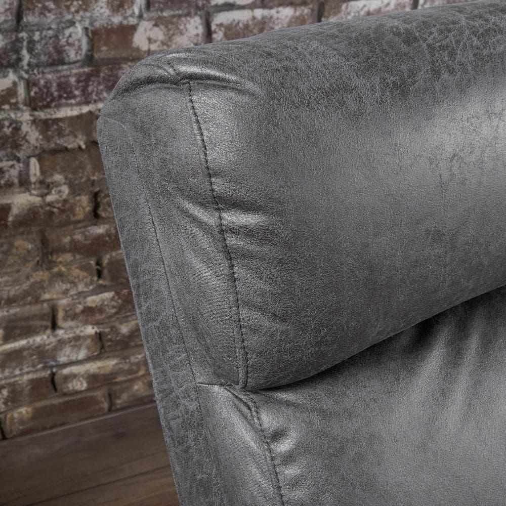 Halima 2-Seater Recliner - Slate - Christopher Knight Home: Upholstered Polyester, Hardwood Frame, 500lb Capacity