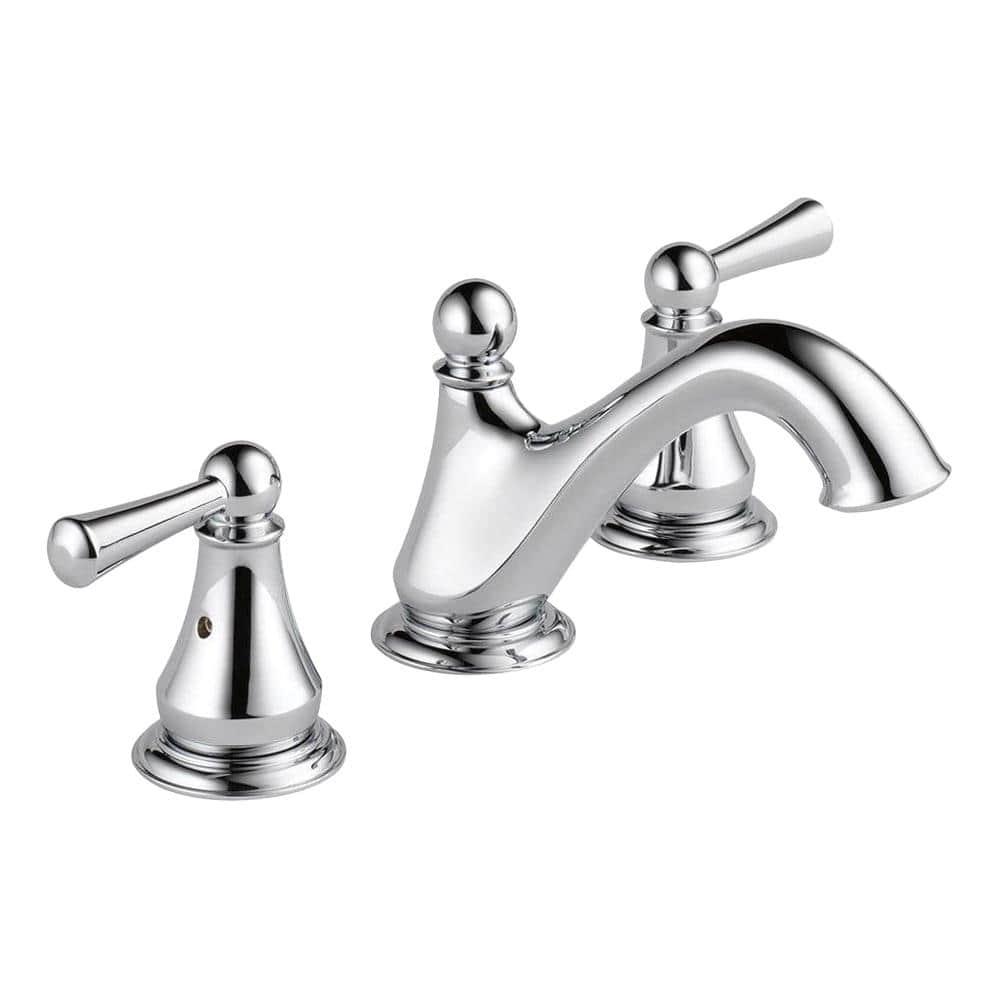 Haywood Widespread Bathroom Faucet 3 Hole, 2-handle Bathroom Sink Faucet with Drain Assembly