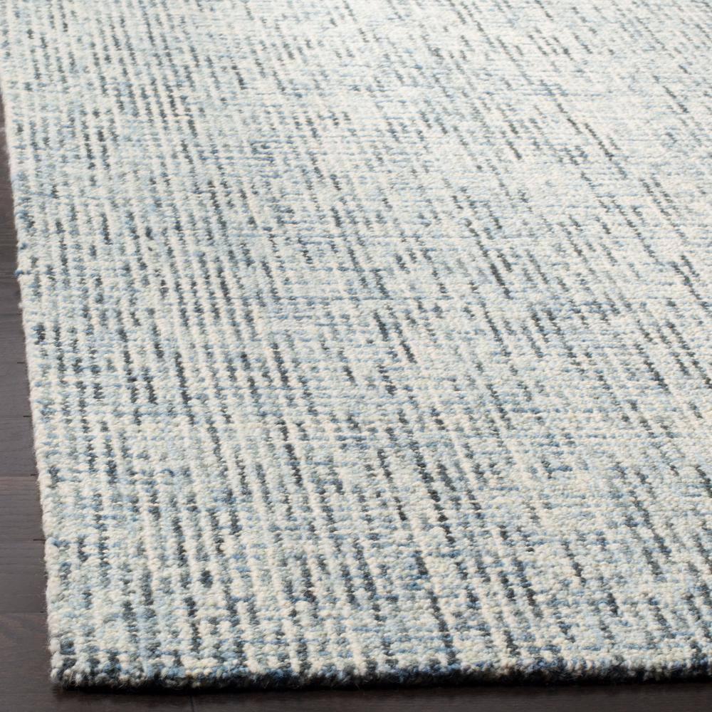 Abstract ABT468 Handmade Indoor Accent Rug - Blue/Charcoal - 2'-3"x4' - Safavieh