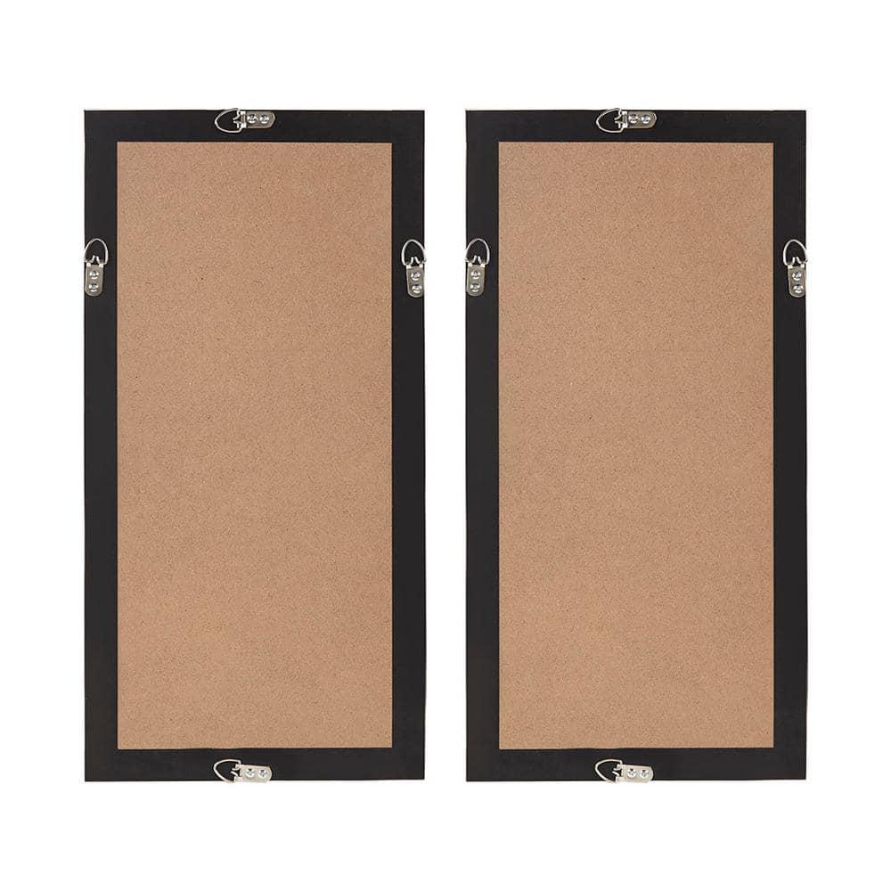 Mercury Row® Zeringue Emblem Natural Capiz with Gold Foil Shadowbox Wall Décor (Set of 2)