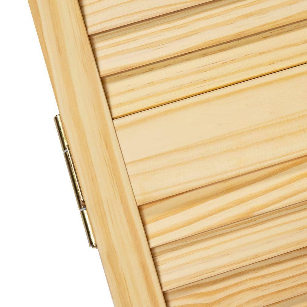 Kimberly Bay Bi-fold Traditional Louver-Louver Unfinished 80 x 28