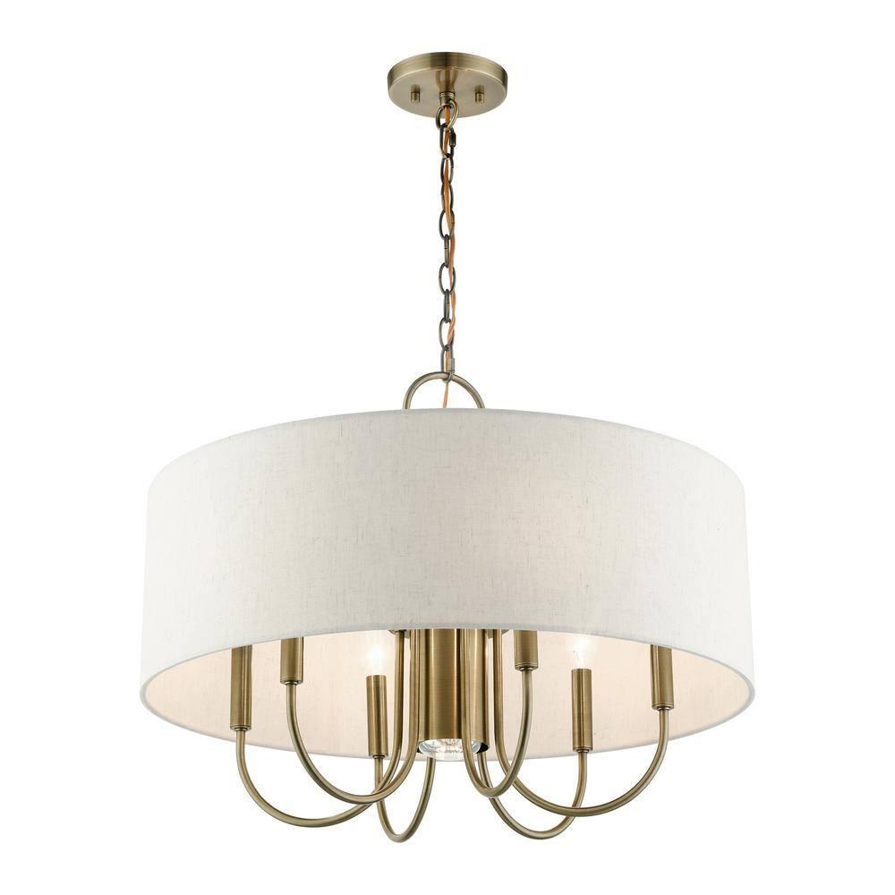 Dovecove Winscombe Shaded Drum Chandelier