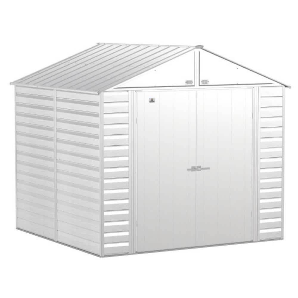 Arrow 8 ft. W x 8 ft. D Galvanized Steel Storage Shed