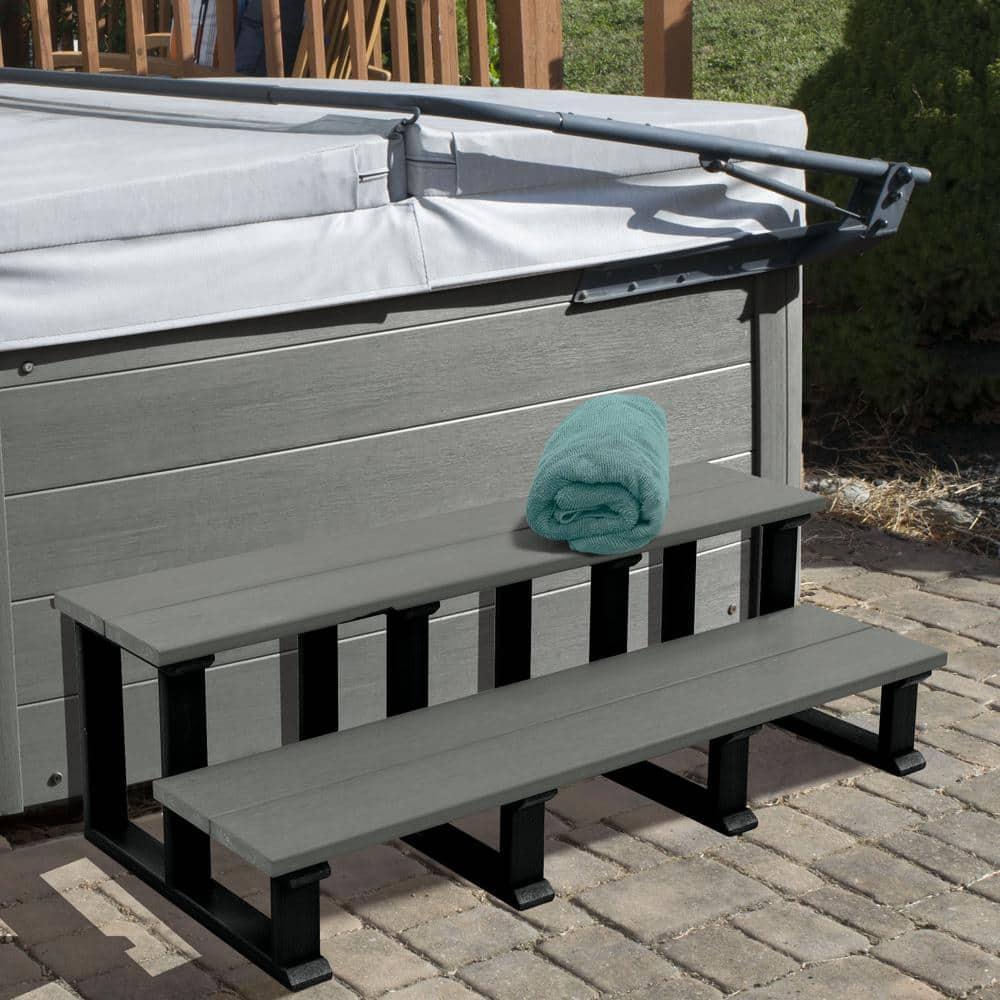 Spa Highwood USA 20'' D Slip Resistant , Antimicrobial Hot Tub Step