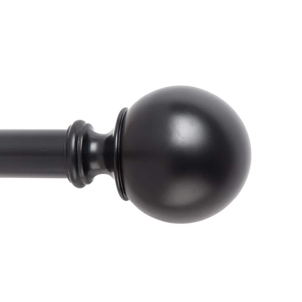 Adjustable 1" Single Curtain Rod