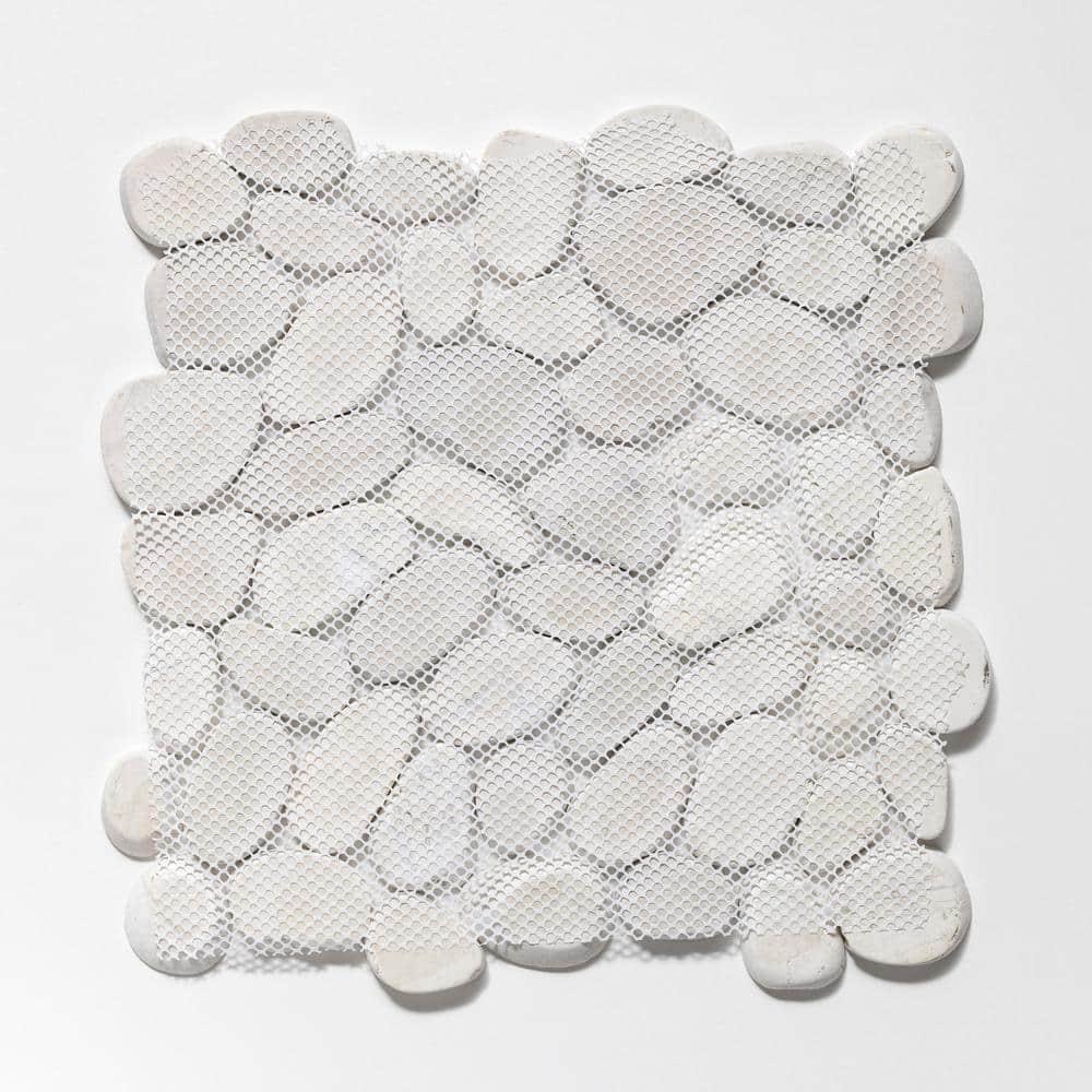 Sliced Pebble Mosaic Wall & Floor Tile