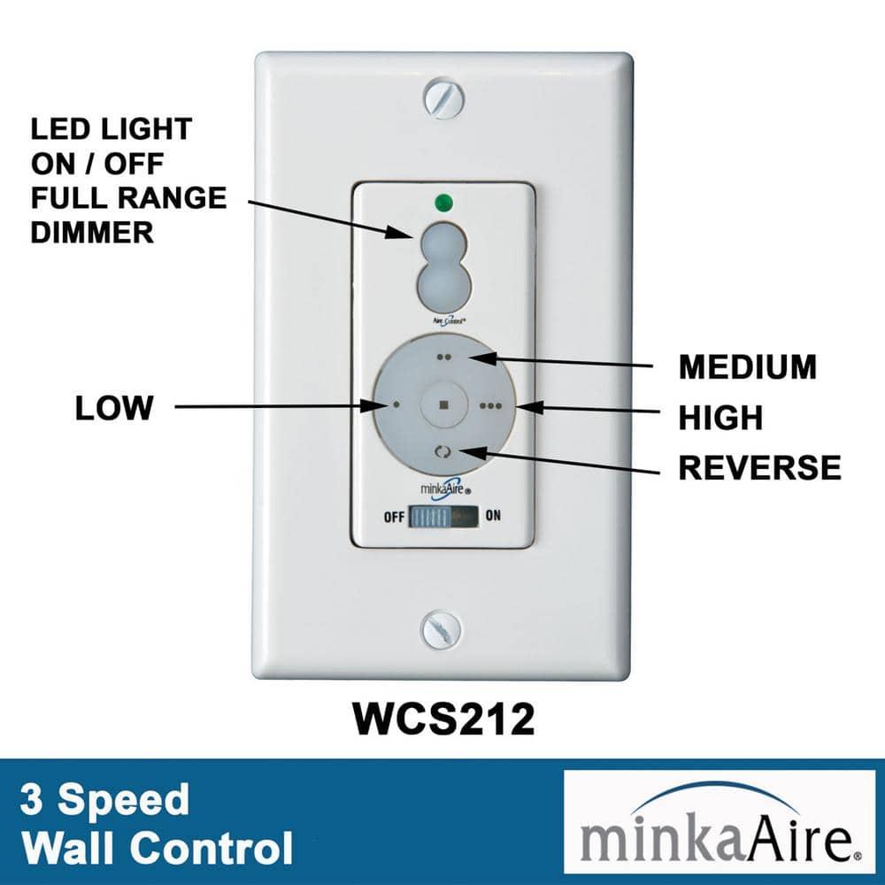 Minka Aire 42" Gyro 6 - Blade LED Dual Ceiling Fan with Wall Control and Light Kit Included