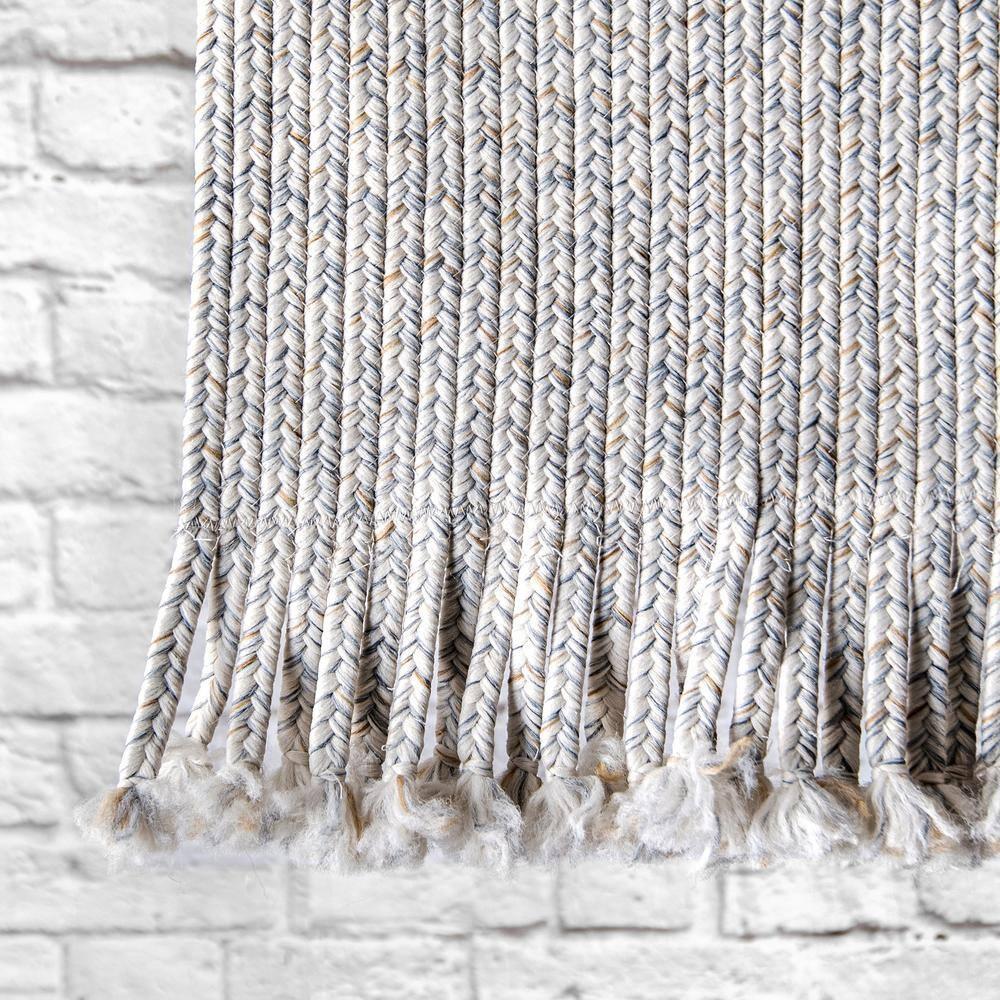 nuLOOM Courtney Braided Indoor/Outdoor Area Rug, 4' x 6', Ivory