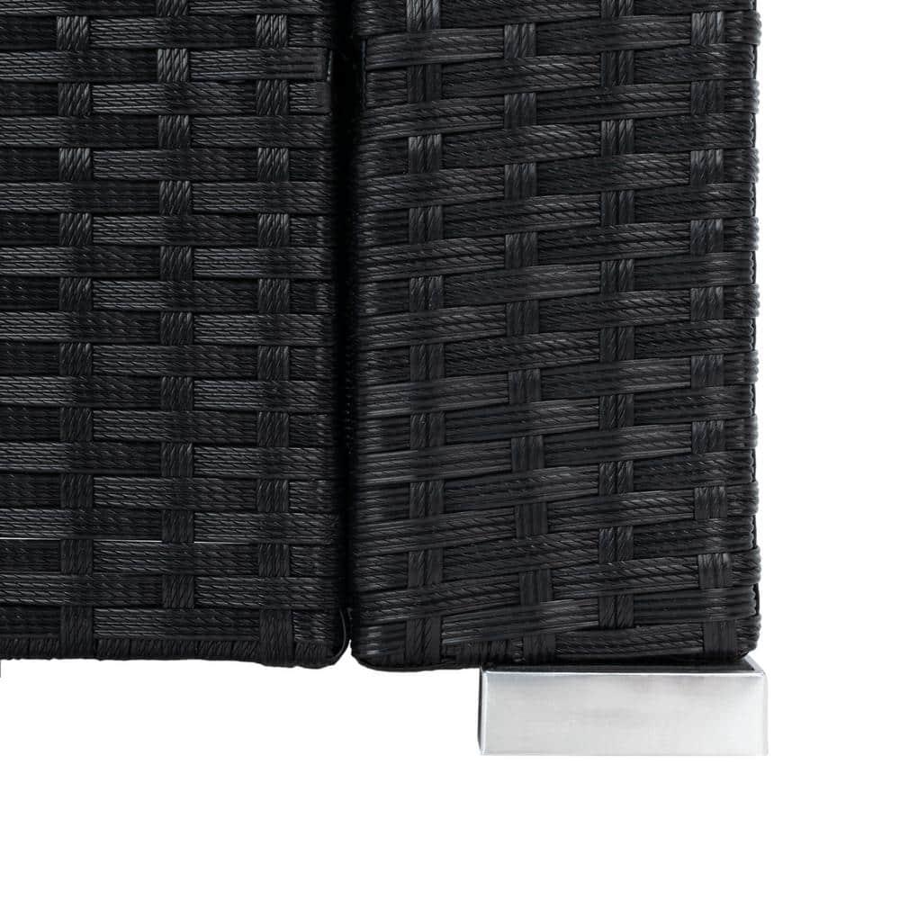 Machie 4Pc Living Set - Indoor/Outdoor - PAT7508 - Black/Beige - Safavieh