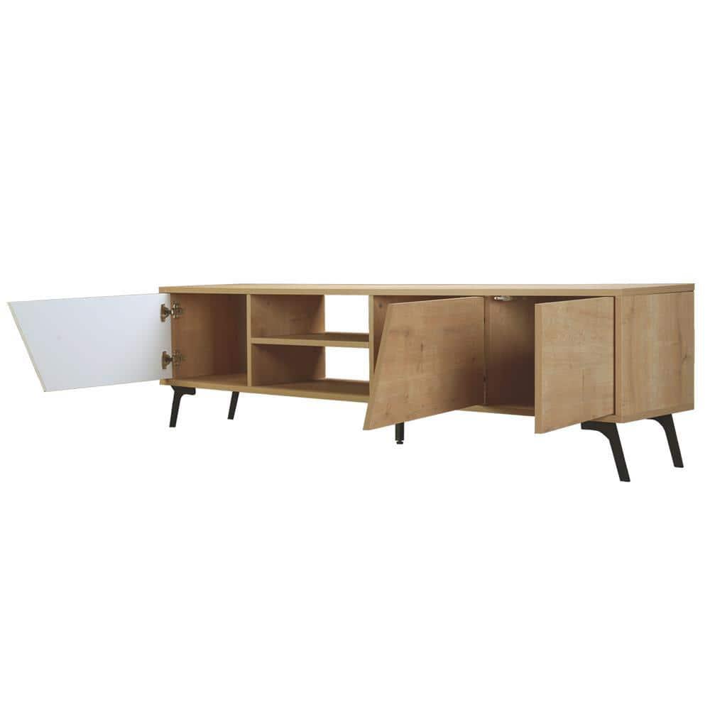 Niche TV Stand for TVs up to 70" Light Oak