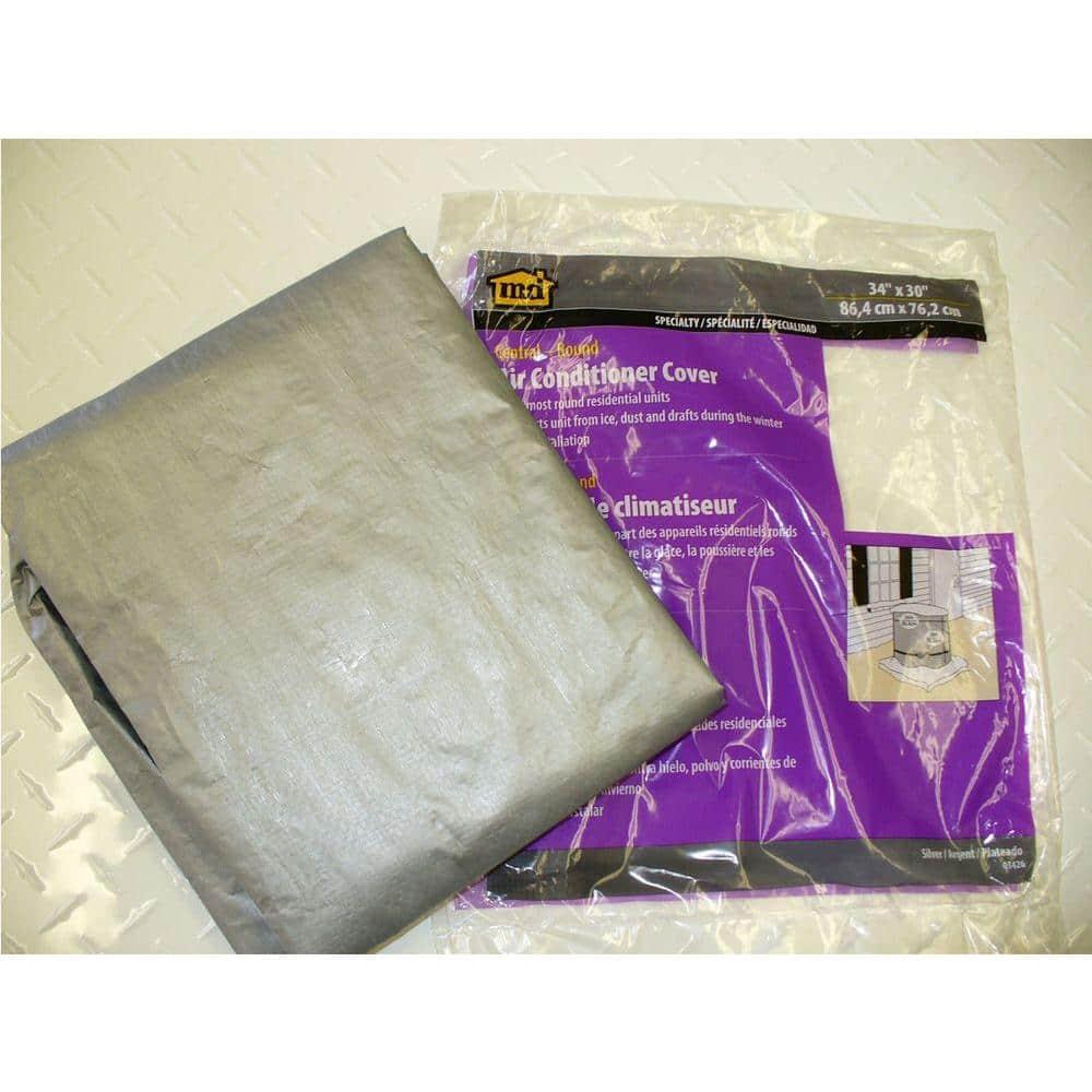 M-D Building Products 03426 Silver Air Conditioning Cover for Central Round Units