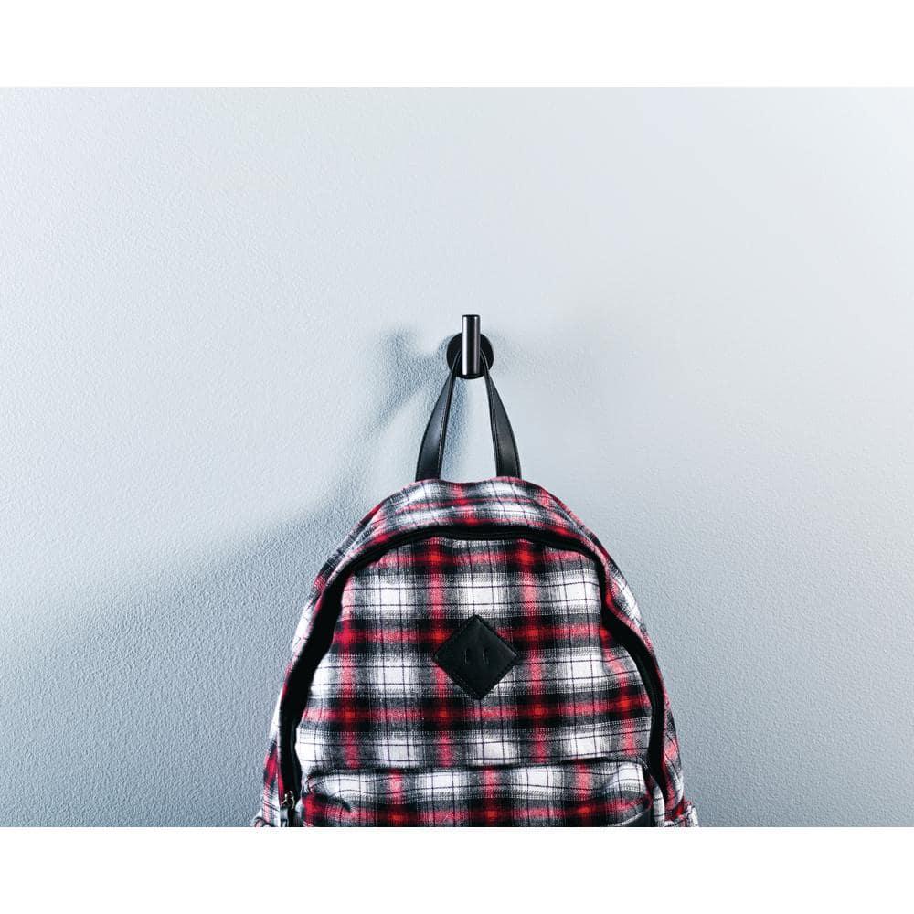 Liberty B29527C-FB Flat Black 2 1/32"  Industrial Post Hook Coat, Hat, Robe Hook