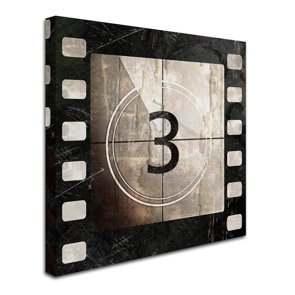 Trademark Fine Art 14x14 Vintage Canvas Wall Art 'Vintage Countdown III' by Color Bakery