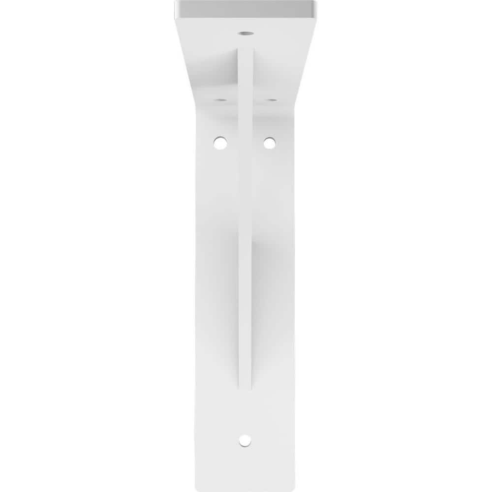 Ekena Millwork 2"W x 8"D x 8"H Legacy Steel Bracket, White Primer