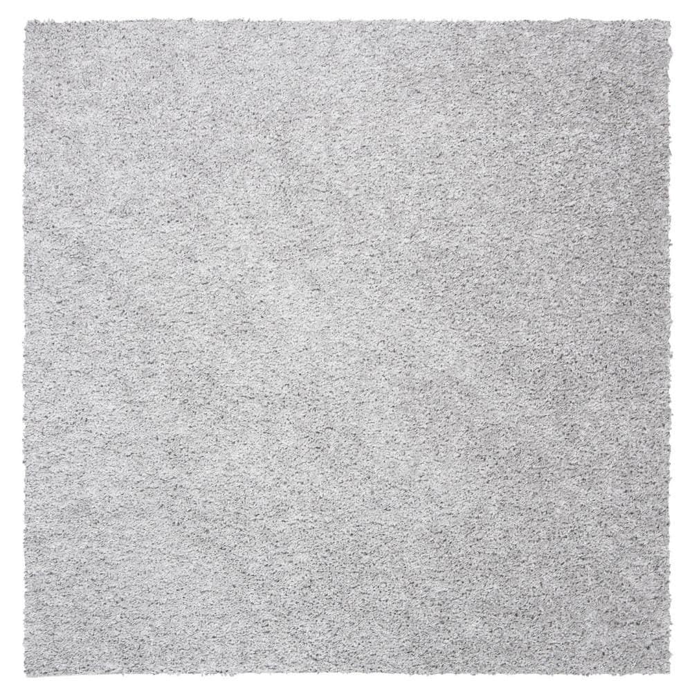 August Shag 900 AUG900 Power Loomed Indoor Accent Rug - Silver - 3'x3' - Safavieh